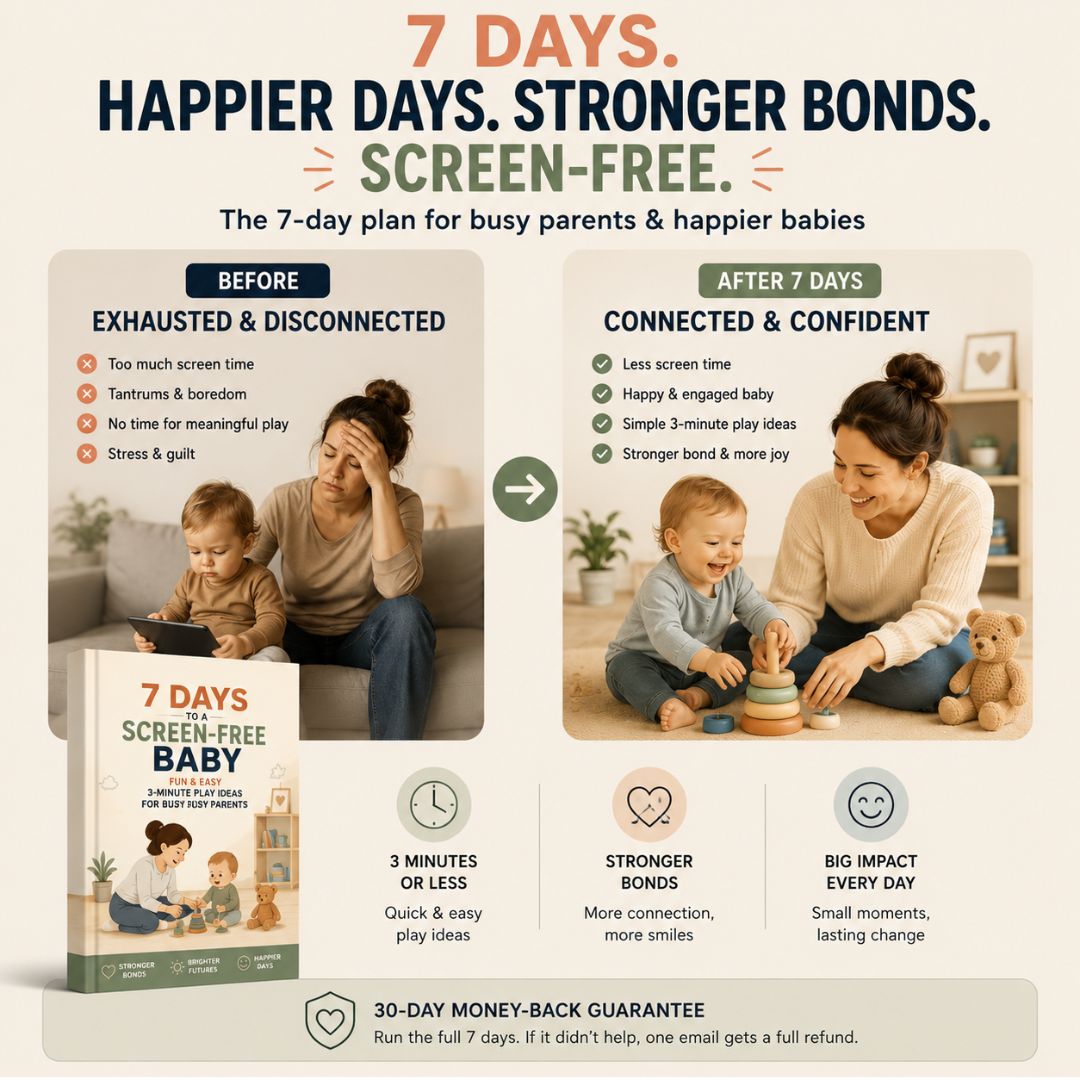 7 Days to a Screen-Free Baby - 60 Page Ebook