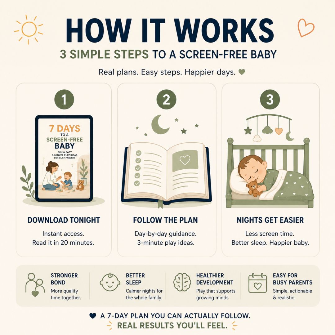 7 Days to a Screen-Free Baby - 60 Page Ebook